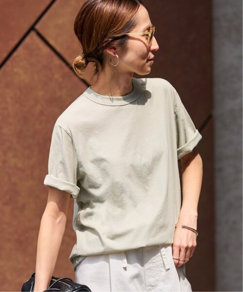 FRAMeWORK(フレームワーク)の「≪追加≫ATON/エイトン FRESCA SINGLE JERSEY STANDARD Tシャツ(Tシャツ/カットソー・レディース・イエロー/ベージュ/ブルー・FREE)」の19枚目の写真