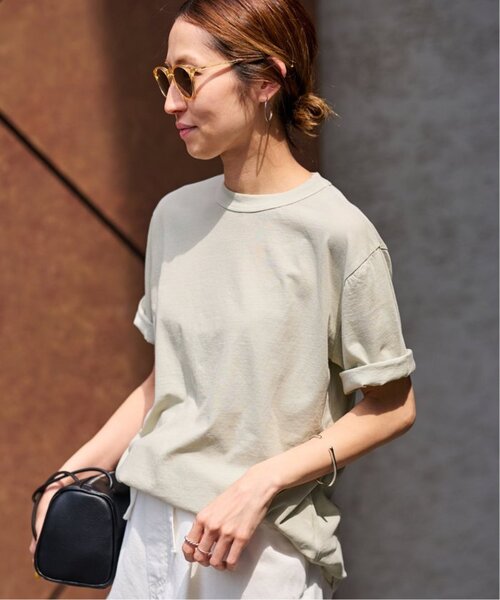 FRAMeWORK(フレームワーク)の「≪追加≫ATON/エイトン FRESCA SINGLE JERSEY STANDARD Tシャツ(Tシャツ/カットソー・レディース・イエロー/ベージュ/ブルー・FREE)」の21枚目の写真