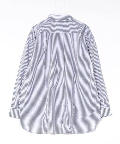 STYLISE（スタイライズ）の「【FACETASM】WRINKLE PLEAT SHORT / ネイビーストライプ [MYK-SH-03]（シャツ/ブラウス・メンズ・ネイビー・M）」の8枚目の写真
