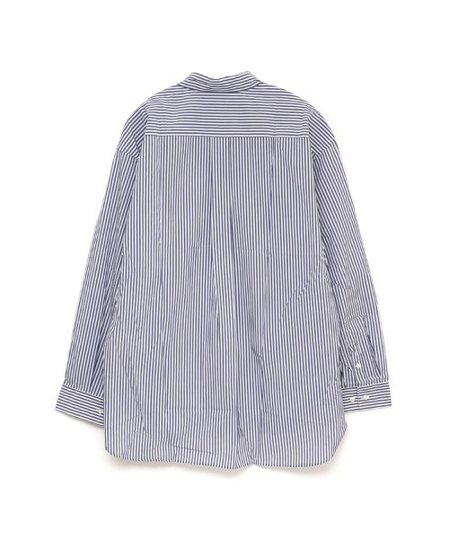 STYLISE（スタイライズ）の「【FACETASM】WRINKLE PLEAT SHORT / ネイビーストライプ [MYK-SH-03]（シャツ/ブラウス・メンズ・ネイビー・M）」の5枚目の写真