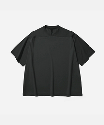 [SS26] WIDE VARSITY H/S TEE / BLACK