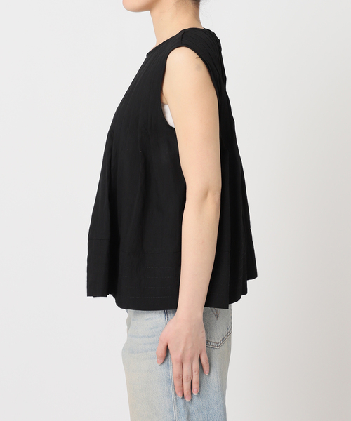 U by SPICK&SPAN（ユーバイスピックアンドスパン）の「UBY Spick & Span タックブラウス（シャツ/ブラウス・レディース・ブラック/ホワイト・FREE）」の15枚目の写真