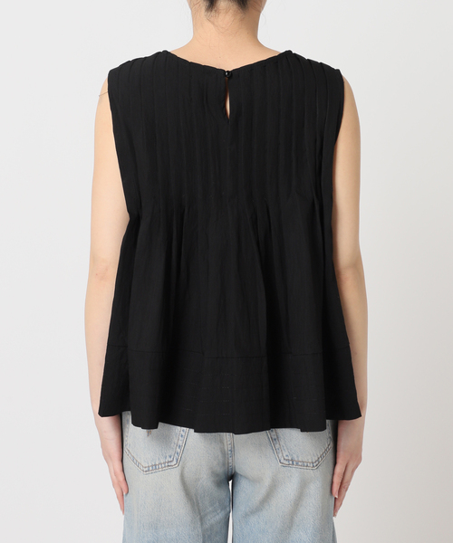 U by SPICK&SPAN（ユーバイスピックアンドスパン）の「UBY Spick & Span タックブラウス（シャツ/ブラウス・レディース・ブラック/ホワイト・FREE）」の16枚目の写真