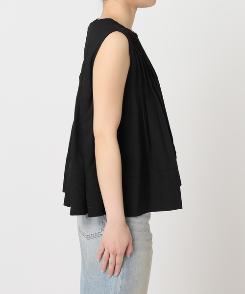 U by SPICK&SPAN（ユーバイスピックアンドスパン）の「UBY Spick & Span タックブラウス（シャツ/ブラウス・レディース・ブラック/ホワイト・FREE）」の17枚目の写真