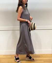 BANANA REPUBLIC FACTORY STORE 日本限定 ノースリーブ ニット マキシ トラペーズ ワンピース