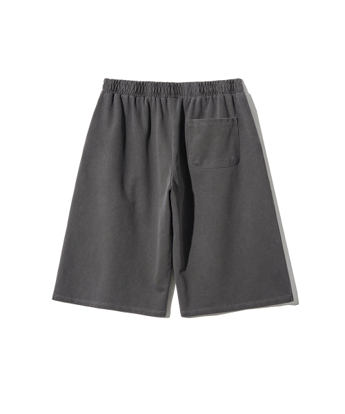 GAKKAI UNIONS（ガッカイユニオンズ）の「ワンタック8部スウェットピグメントバミューダパンツチャコール（その他パンツ・メンズ・その他・SMALL/MEDIUM/LARGE/X-LARGE）」の3枚目の写真