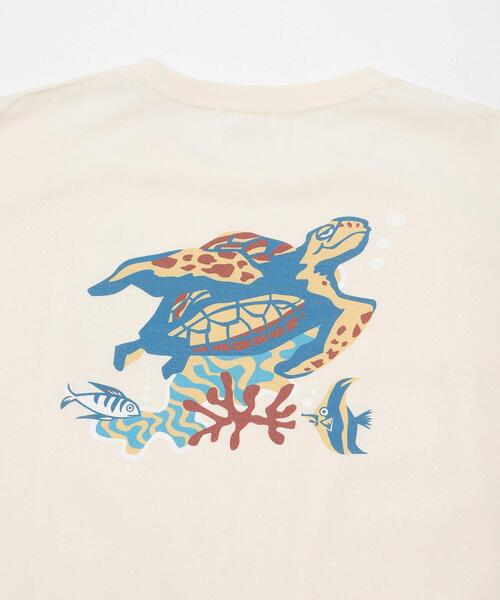 URBAN RESEARCH Sonny Label（アーバンリサーチサニーレーベル）の「HIROCKSHOWコラボTシャツ TURTLE（Tシャツ/カットソー・メンズ・スミクロ/オフホワイト・MEDIUM/LARGE）」の5枚目の写真