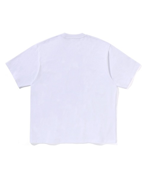 A BATHING APE（アベイシングエイプ）の「GRAFFITI BAPE LOGO RELAXED FIT TEE TEE（Tシャツ/カットソー・メンズ・ホワイト/ブラック/グレー・SMALL/X-LARGE/MEDIUM/XX-LARGE/LARGE）」の4枚目の写真