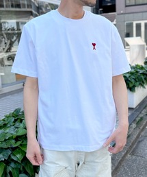 yield（イールド）の「【AMI PARIS】アミ パリス Small Heart Logo Hale T-Shirt ワンポイント ロゴ Tシャツ（Tシャツ/カットソー）」
