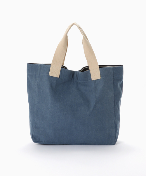 Barbour(バブアー)の「Barbour / バブアー emily denim tote bag(トートバッグ・メンズ・ネイビー・FREE)」の3枚目の写真