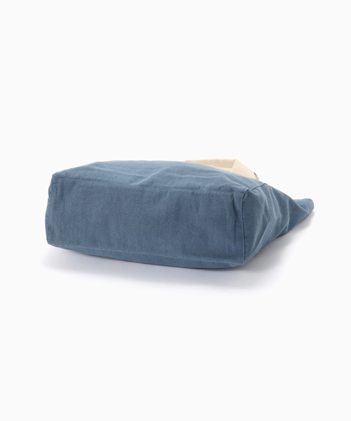 Barbour(バブアー)の「Barbour / バブアー emily denim tote bag(トートバッグ・メンズ・ネイビー・FREE)」の4枚目の写真