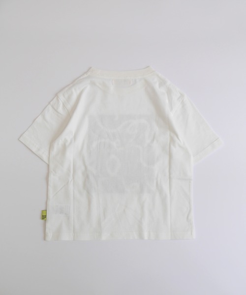 MAKE YOUR DAY(メイクユアデイ)の「うにょうにょプリント半袖Tシャツ(Tシャツ/カットソー・メンズ・チャコールグレー/オフホワイト・M/L)」の4枚目の写真