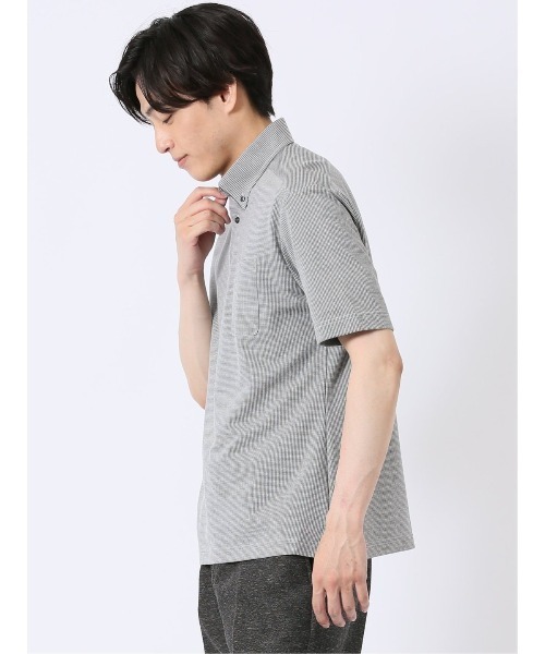 renoma(レノマ)の「ビズポロ ポロシャツ メンズ 半袖 ストレッチ 吸水速乾 イージーケア ボタンダウン 綿混 アルティマ クールビズ (ポロシャツ・メンズ・ネイビー・MEDIUM/LARGE/X-LARGE)」の17枚目の写真