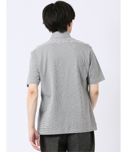 renoma(レノマ)の「ビズポロ ポロシャツ メンズ 半袖 ストレッチ 吸水速乾 イージーケア ボタンダウン 綿混 アルティマ クールビズ (ポロシャツ・メンズ・ネイビー・MEDIUM/LARGE/X-LARGE)」の16枚目の写真