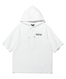 BUNKERBUSTER（バンカーバスター）の「ディレクションバックプリント半袖フードパーカー MQ2TU240_OFF WHITE（パーカー）」
