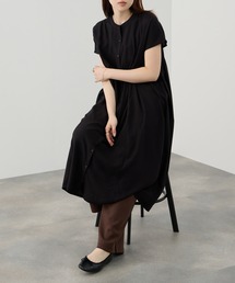 Mac-House（マックハウス）の「Free nature 接触冷感/UVカット インドレーヨン 前開きワンピース（ワンピース）」