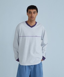 V-NECK L/S TEE