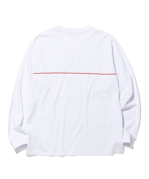 SILAS(サイラス)の「V-NECK L/S TEE(Tシャツ/カットソー・メンズ・ホワイト/ブラック/アッシュ・M/XL/L)」の4枚目の写真