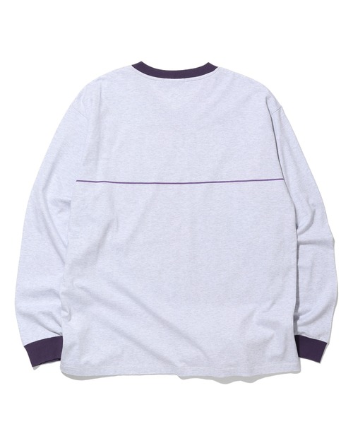 SILAS(サイラス)の「V-NECK L/S TEE(Tシャツ/カットソー・メンズ・ホワイト/ブラック/アッシュ・M/XL/L)」の6枚目の写真