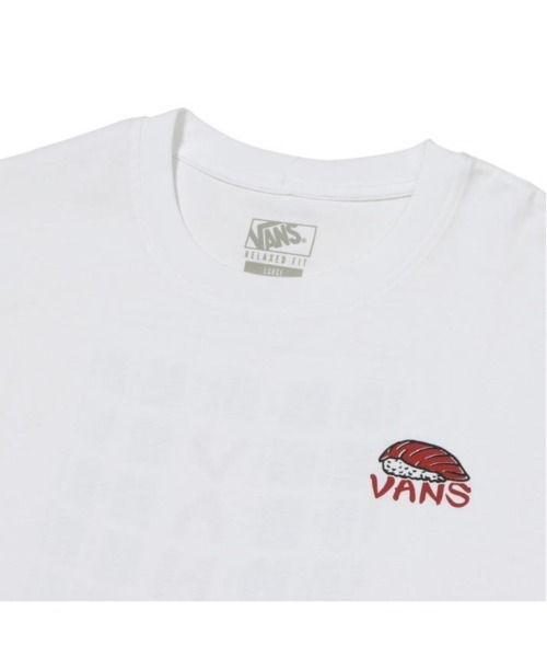 VANS(バンズ)の「VANS ヴァンズ SUSHI TEE CUP SS TEE ショートスリーブ VN0011YAWHT ABC-MART限定 WHITE(Tシャツ/カットソー・メンズ・ホワイト・XX-LARGE/X-LARGE/LARGE/MEDIUM/SMALL)」の3枚目の写真