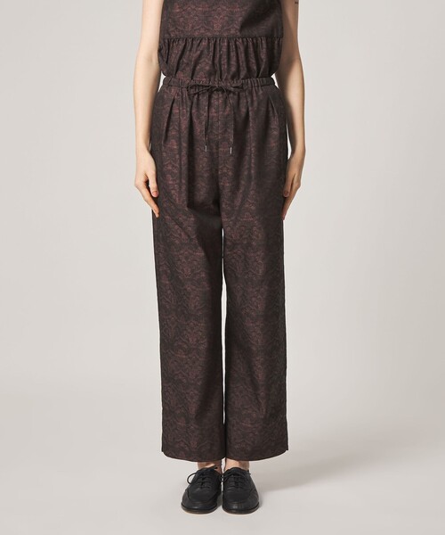 Steven Alan(スティーブンアラン)の「<Steven Alan>ジャガード タック イージー パンツ(その他パンツ・レディース・ブラウン系/ワイン・L/M/S)」の8枚目の写真