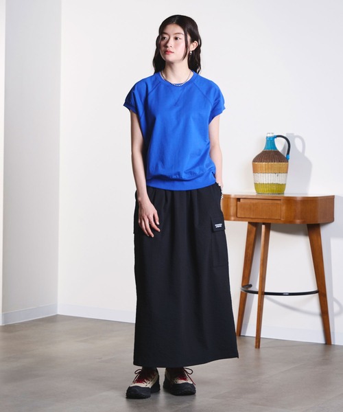 ROSE BUD（ローズバッド）の「CAP SLEEVE SWEAT（スウェット・レディース・ライトグレー/チャコール/ブルー・ONE SIZE）」の16枚目の写真