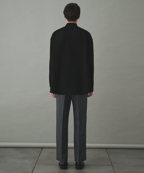 N.HOOLYWOOD(N.ハリウッド)の「【N.HOOLYWOOD】2252-PT06-004 1TUCK PANTS(スラックス・メンズ・ブラック/ダークグレー・38/36)」の8枚目の写真