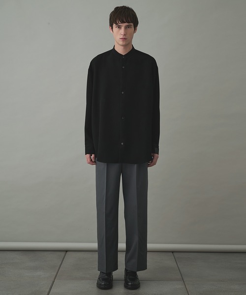 N.HOOLYWOOD(N.ハリウッド)の「【N.HOOLYWOOD】2252-PT06-004 1TUCK PANTS(スラックス・メンズ・ブラック/ダークグレー・38/36)」の6枚目の写真