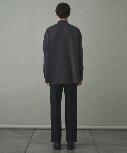 N.HOOLYWOOD(N.ハリウッド)の「【N.HOOLYWOOD】2252-PT06-004 1TUCK PANTS(スラックス・メンズ・ブラック/ダークグレー・38/36)」の5枚目の写真