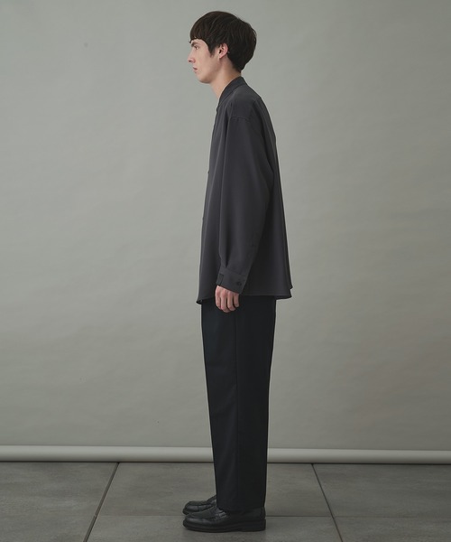 N.HOOLYWOOD(N.ハリウッド)の「【N.HOOLYWOOD】2252-PT06-004 1TUCK PANTS(スラックス・メンズ・ブラック/ダークグレー・38/36)」の4枚目の写真
