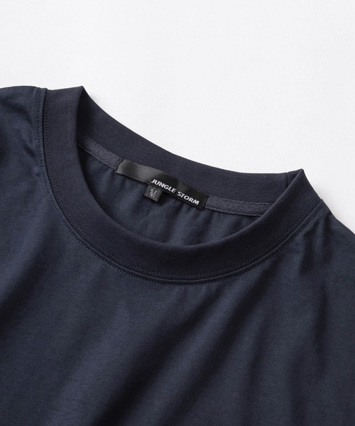 SlashDate(スラッシュデイト)の「【82】スター ワッペン スタッズ クルーネックTシャツ/Y2K/ユニセックス/レディース/メンズ(Tシャツ/カットソー・レディース・ネイビー/ホワイト/ブラック・L/M)」の11枚目の写真