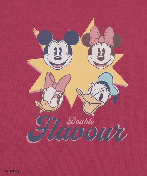 Honeys（ハニーズ）の「【ハニさら・接触冷感・ＵＶカット】ディズニー／脇ドロストＴ（Tシャツ/カットソー・レディース・グリーン系1/レッド系1/ホワイト系1/ブラウン系1/ブラック系1・L/M/S）」の12枚目の写真
