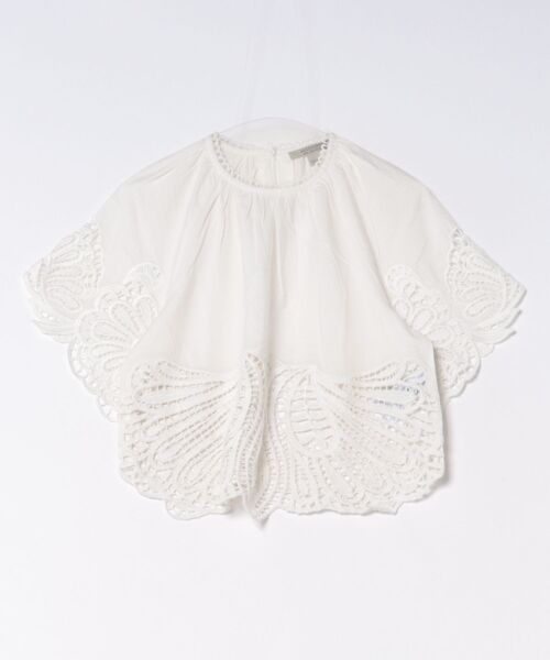 ALLSAINTS(オールセインツ)の「FEMI RELAXED FIT BRODERIE TOP | FEMI リラックス フィット ブロダリー トップ(その他トップス・レディース・ホワイト・6/10/8/4)」の8枚目の写真