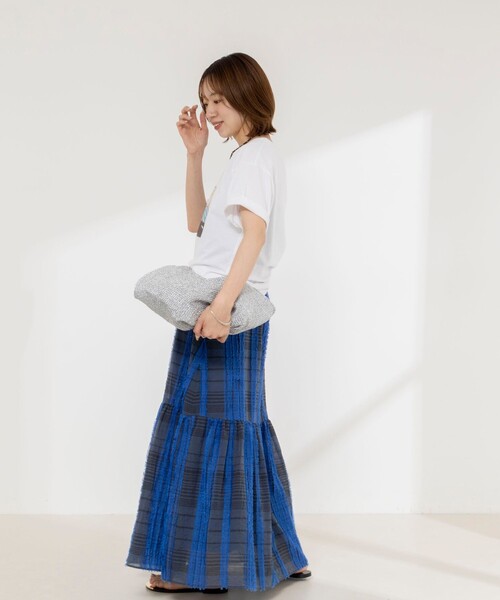 NOLLEY’S(ノーリーズ)の「ウォッシャブルフォトT(Tシャツ/カットソー・レディース・ホワイト系その他2/ホワイト系その他3・38)」の4枚目の写真