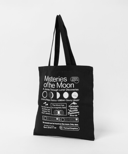 Steven Alan(スティーブンアラン)の「<Factual Graphics> M.O.M TOTE/バッグ(トートバッグ・メンズ・ブラック・FREE)」の4枚目の写真