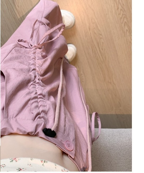 Ritzy(リッツィー)の「サイド紐デザイン ルーズワイドカーゴパンツ(その他パンツ・レディース・ダークグレー/ライトグレー/ブラック・L/M)」の18枚目の写真