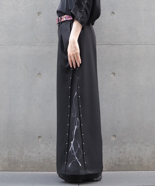 REZEN（リゼン）の「刀×スタッズ袴パンツ（その他パンツ・メンズ・ライトグレー/ブラック/ローズ/ブルーパープル・SMALL/MEDIUM/LARGE）」の6枚目の写真