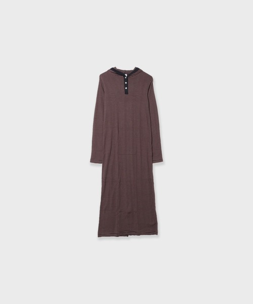 MILLER(ミラー)の「R.P.miller/ PANELRIB Hood OP / RM254-2246 夏服(ワンピース・レディース・ブラウン・FREE)」の1枚目の写真
