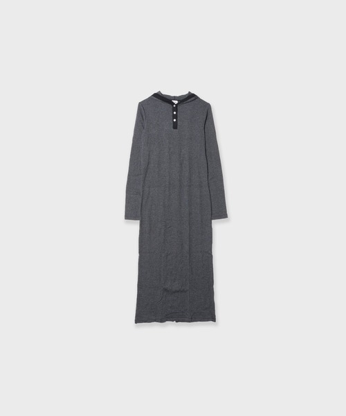 MILLER(ミラー)の「R.P.miller/ PANELRIB Hood OP / RM254-2246 夏服(ワンピース・レディース・ブラウン/ブラック・FREE)」の2枚目の写真