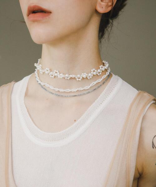 URBAN RESEARCH(アーバンリサーチ)の「decor『デコール』 AQUAMARINE BEAD NECKLACE(ネックレス・レディース・ブルー系その他・-)」の1枚目の写真