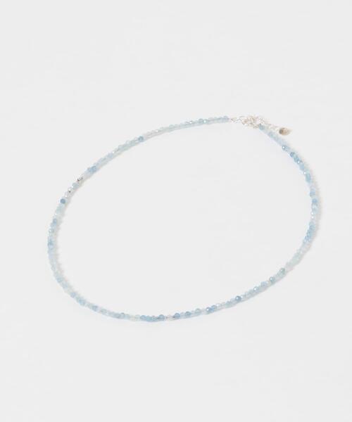 URBAN RESEARCH(アーバンリサーチ)の「decor『デコール』 AQUAMARINE BEAD NECKLACE(ネックレス・レディース・ブルー系その他・-)」の7枚目の写真