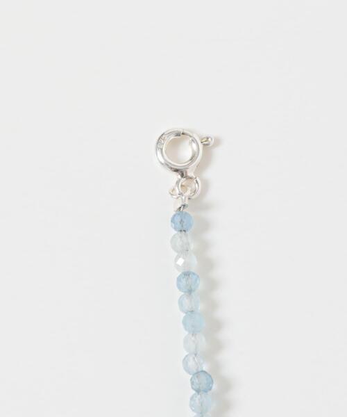 URBAN RESEARCH(アーバンリサーチ)の「decor『デコール』 AQUAMARINE BEAD NECKLACE(ネックレス・レディース・ブルー系その他・-)」の3枚目の写真