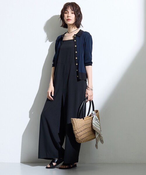 INDIVI(インディヴィ)の「【バイカラー】衿付きシャツ風ニット(ニット/セーター・レディース・ネイビー系4/ダークブラウン系4/ホワイト系7・38/13/05/15 )」の14枚目の写真