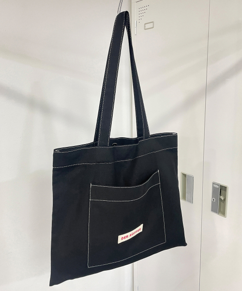 DER KOFFER（デルコッファー）の「SHOPPER POCKET BAG [BLACK]（エコバッグ/サブバッグ・レディース・その他・FREE）」の4枚目の写真