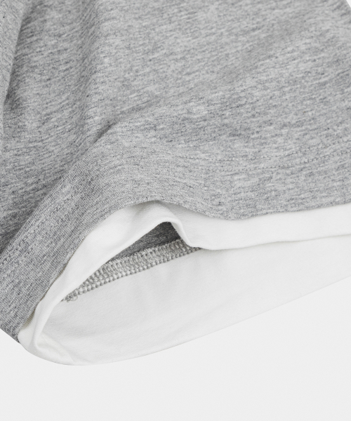LETTERCOMO(レテルコモ)の「ダストレイヤード半袖ポロシャツグレー(Tシャツ/カットソー・メンズ・グレー・MEDIUM/LARGE)」の6枚目の写真