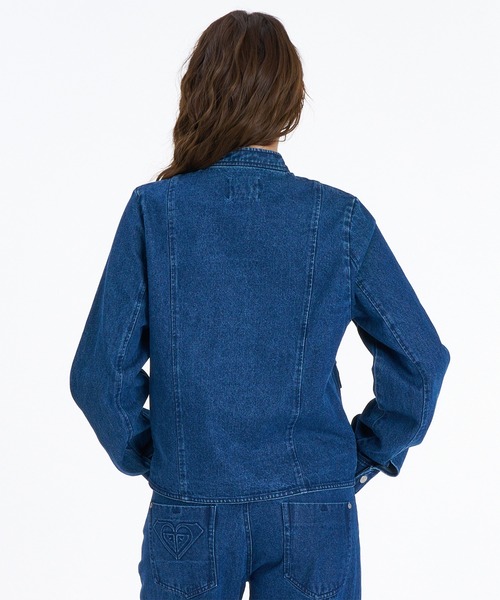 ROXY（ロキシー）の「ROXY/ロキシー デニムジャケット RJK264602T（デニムジャケット・レディース・ブラック/インディゴブルー・L/M）」の12枚目の写真