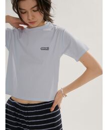 emmiロゴコンパクトTシャツ