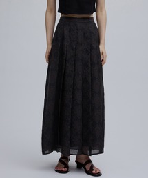 Ameri（アメリ）の「SHEER DAMASK JACQUARD PLEATED SKIRT（スカート）」