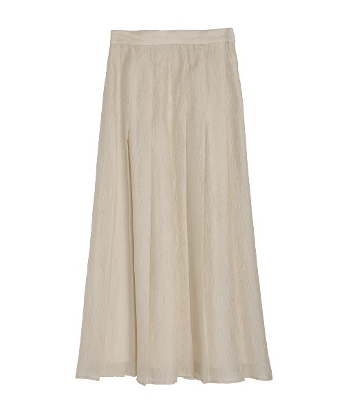 Ameri（アメリ）の「SHEER DAMASK JACQUARD PLEATED SKIRT（スカート・レディース・ダークブラウン/アイボリー・SMALL/MEDIUM）」の18枚目の写真