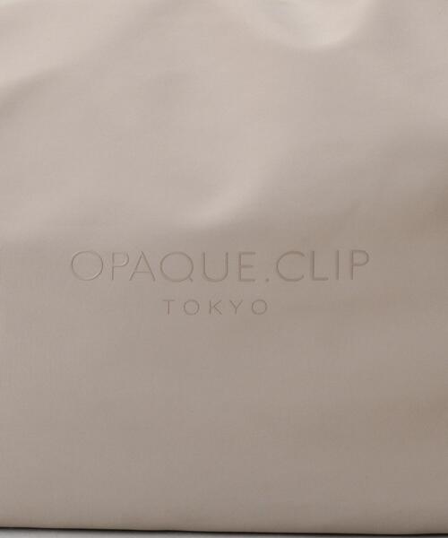 OPAQUE.CLIP(オペークドットクリップ)の「【軽量/A4対応】大容量カジュアルトートバッグ(トートバッグ・レディース・チャコールグレー/ナチュラル/ブラック・00)」の20枚目の写真